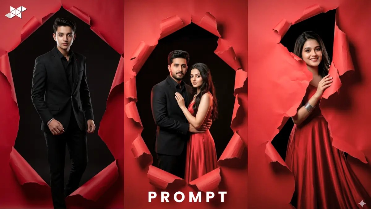 Mind-Blowing Torn Paper Portrait Prompt (8K Cinematic)