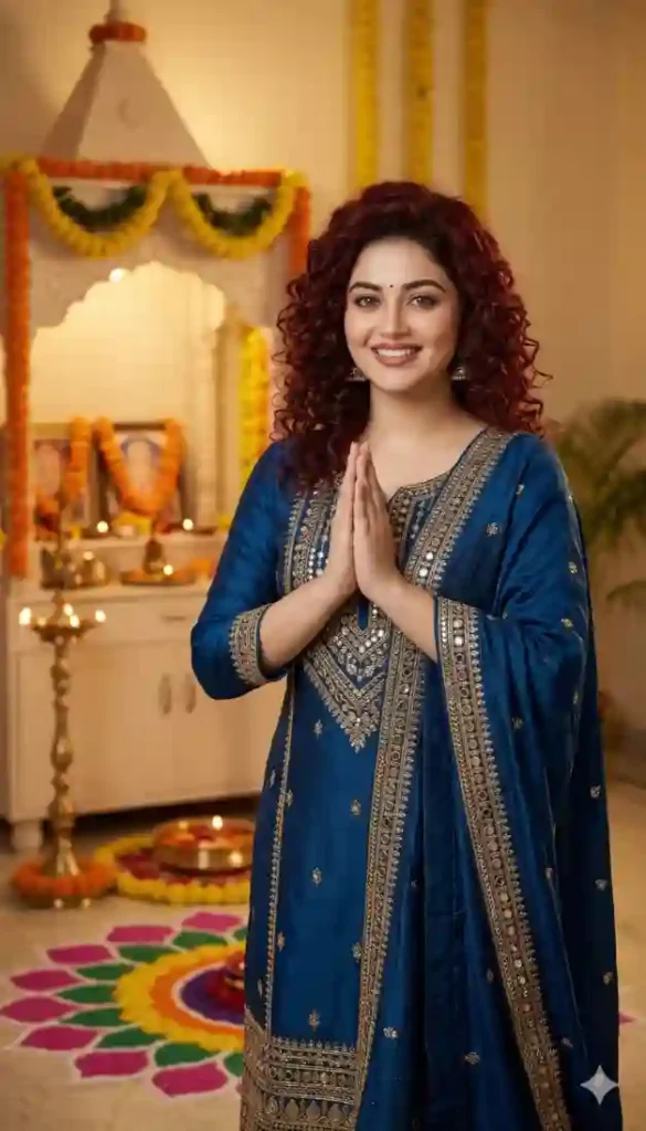 Transform Selfie with Navratri AI Portrait Prompt 1