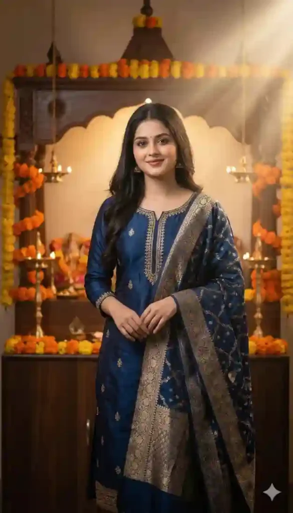 Transform Selfie with Navratri AI Portrait Prompt 2