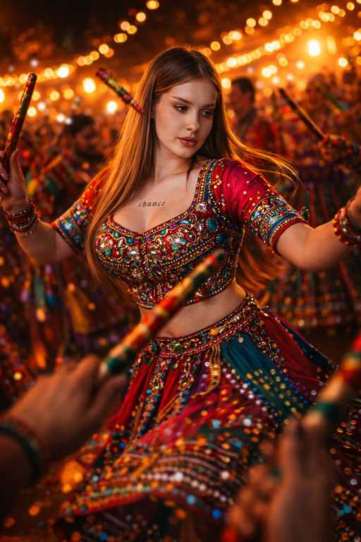 Navratri Garba AI Prompt