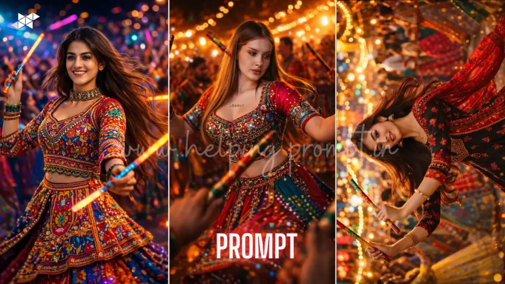 Navratri Garba AI Prompt