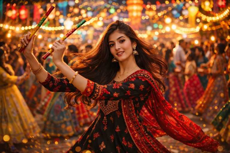 Navratri Garba AI Prompt