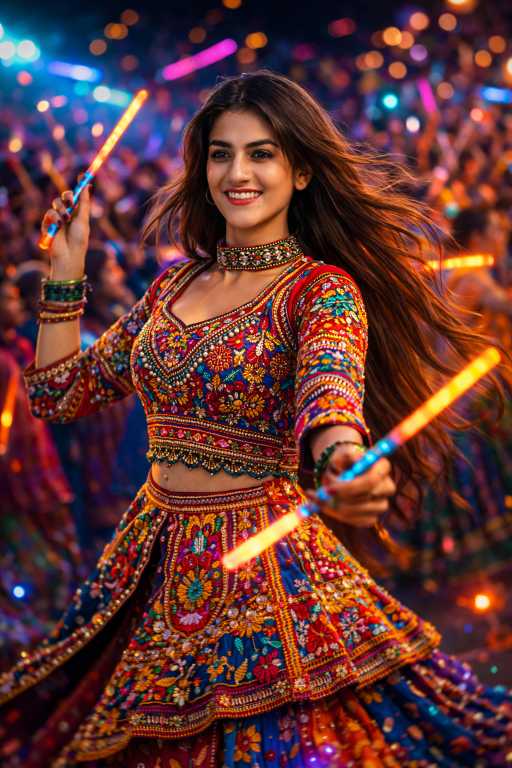 Navratri Garba AI Prompt