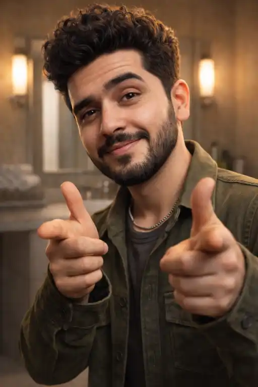 3D Male Caricature AI prompt