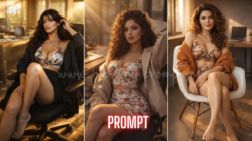 Hot Girl Full-Body Portrait AI Prompt