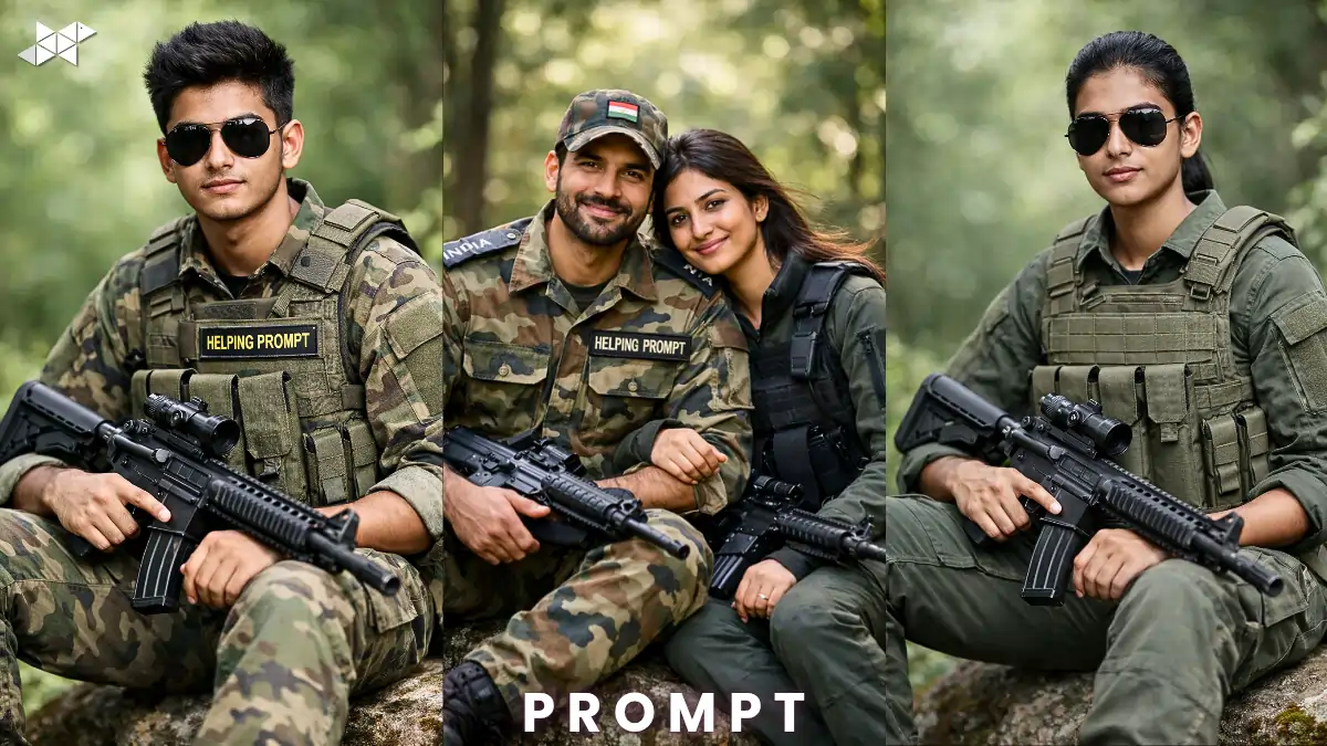 Ultra-Realistic Indian Commando DSLR Portrait