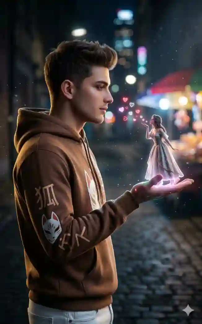 Women on Hand Couple AI Prompt