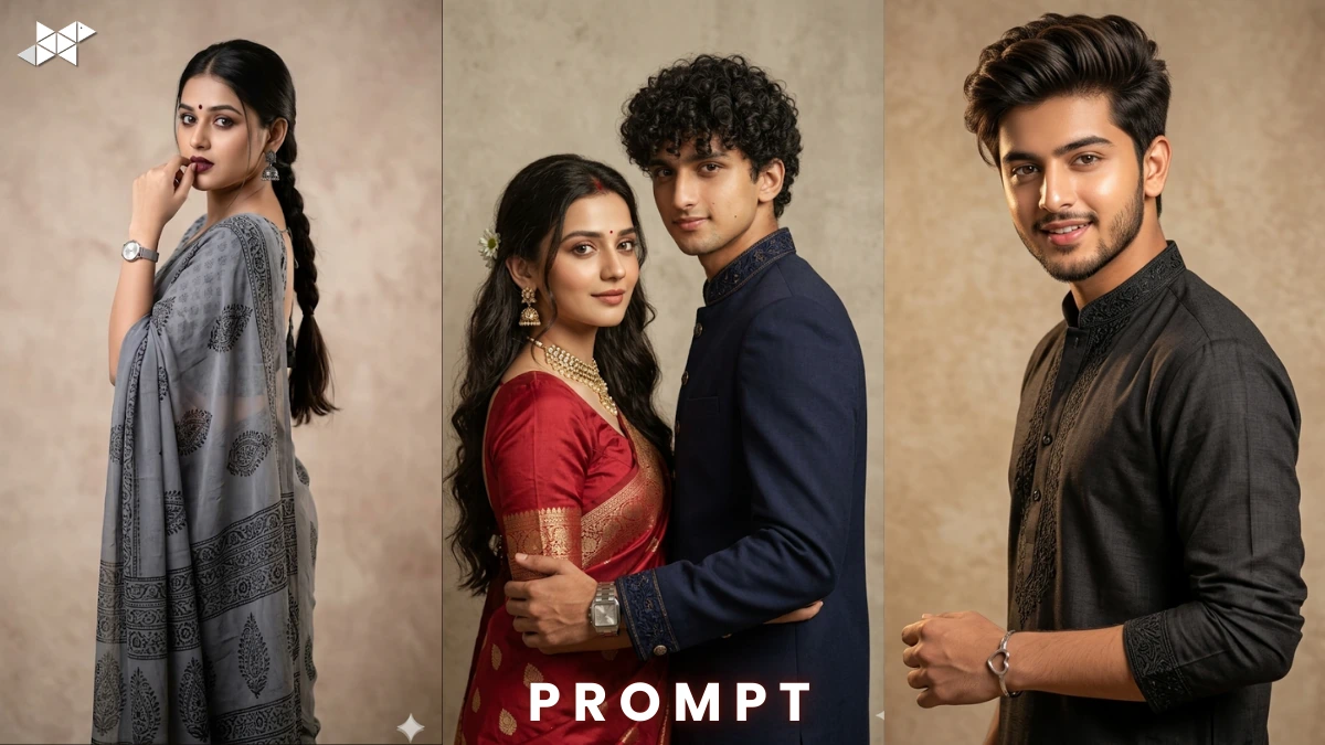 Viral Ultra-Realistic Indian Woman Portrait Prompt