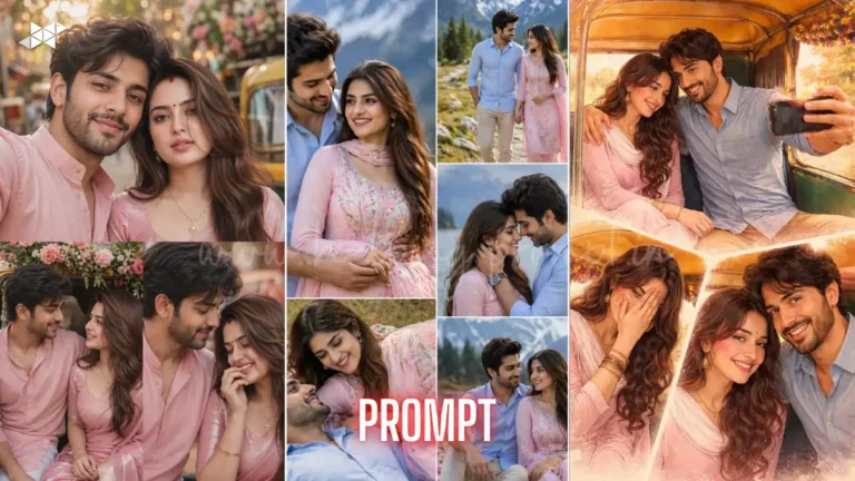 AI Romantic Collage Prompt