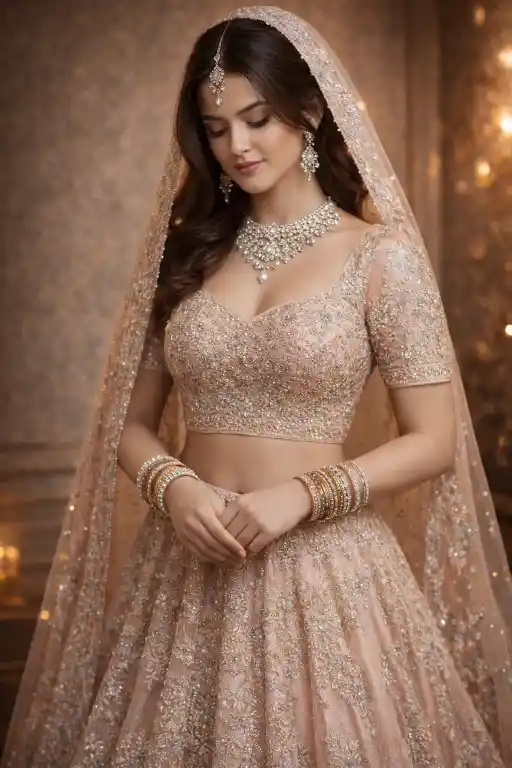 Hot Bridal Portrait AI Prompt