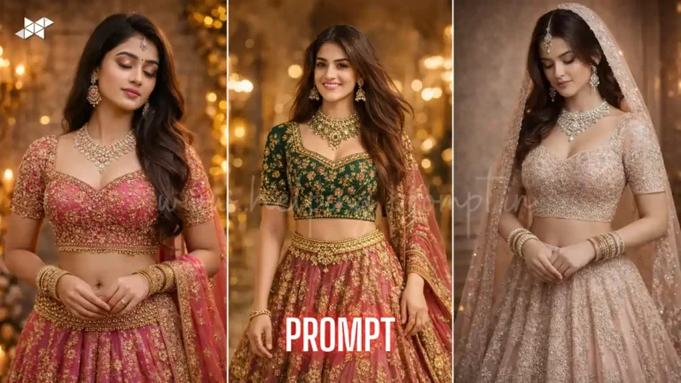 Hot Bridal Portrait AI Prompt