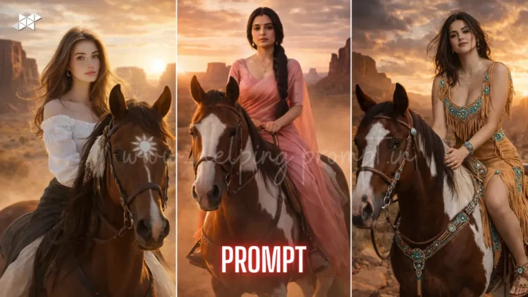 Horse Woman Portrait ai Prompt