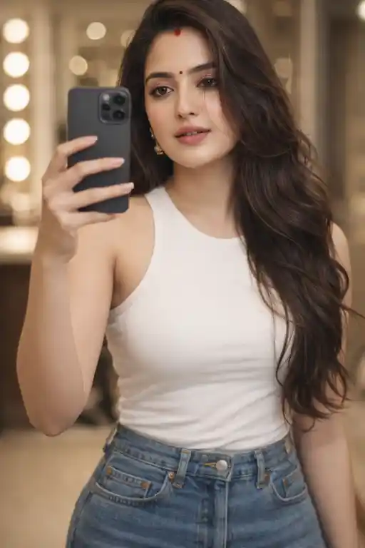 Hot Girl Mirror Selfie AI Prompt