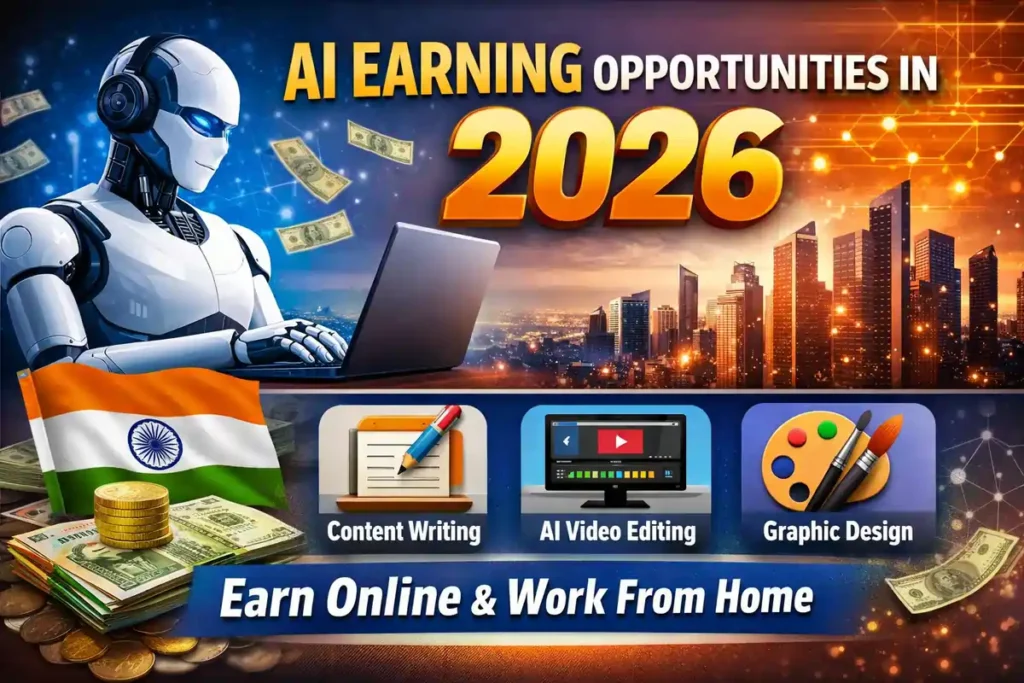 AI Earning Opportunities in 2026 Top Smart Ways Indians Can Build Income Online Fast