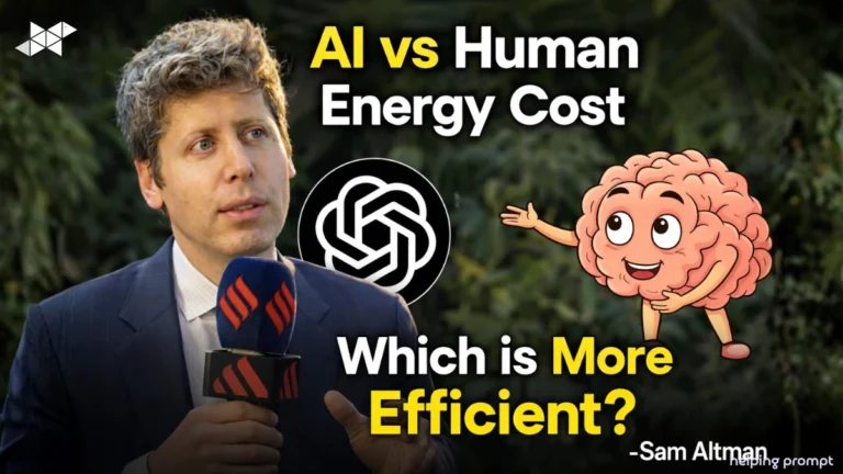 AI Energy Efficiency Debate Sam Altman Compares Human vs Machine Training Cost