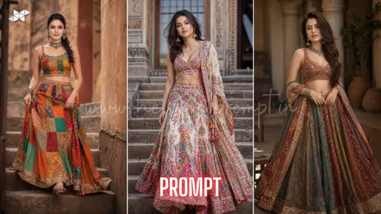 AI Full-Body Lehenga Portrait Prompt