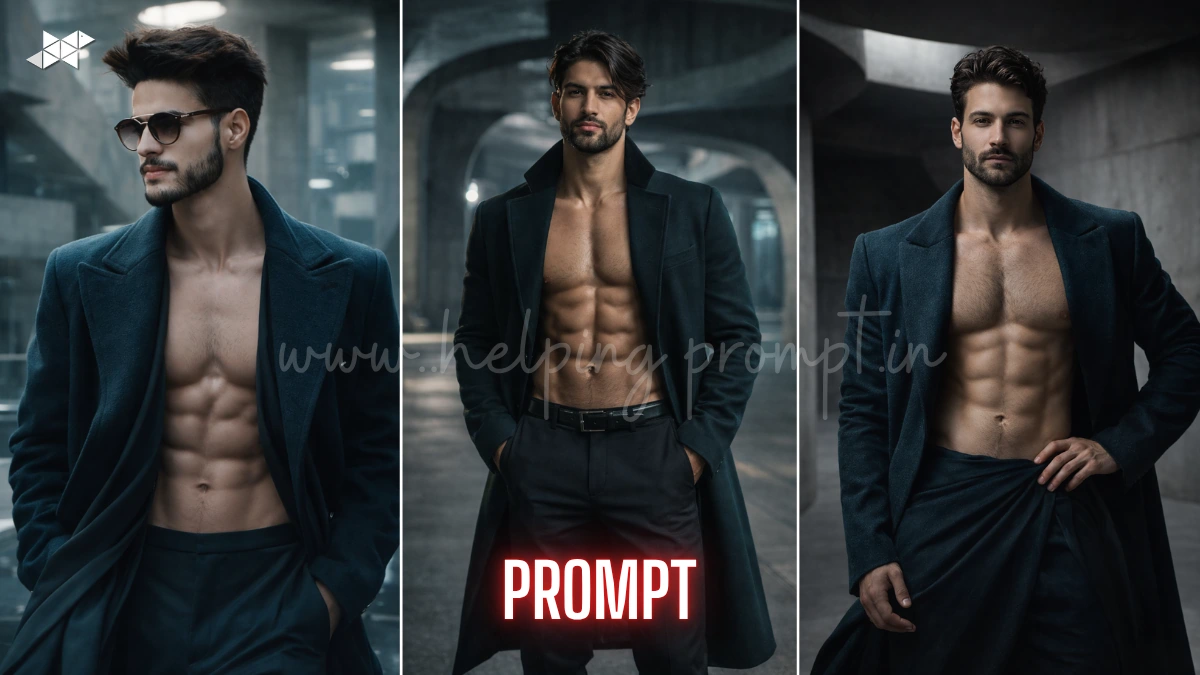 AI Male Fashion Portrait Prompt