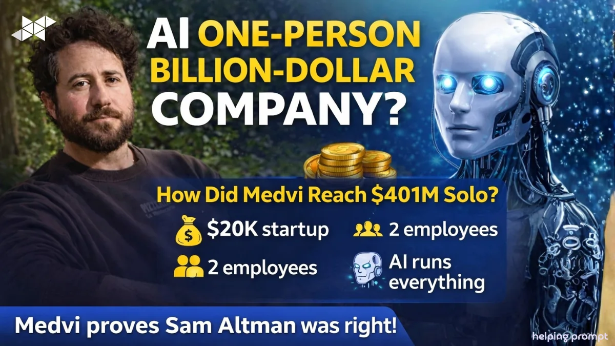 AI One-Person Billion-Dollar Company: Medvi Proves Sam Altman’s Prediction Right