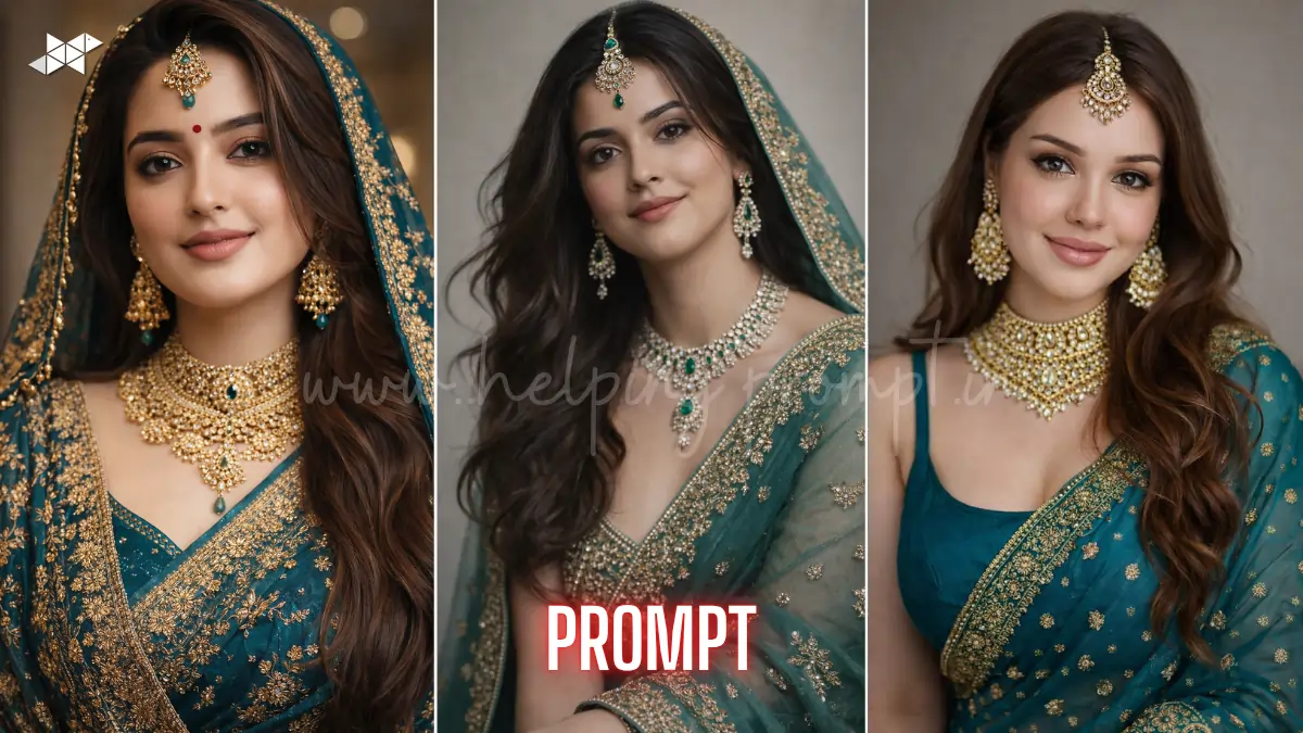 Bridal Look DSLR portrait AI prompt