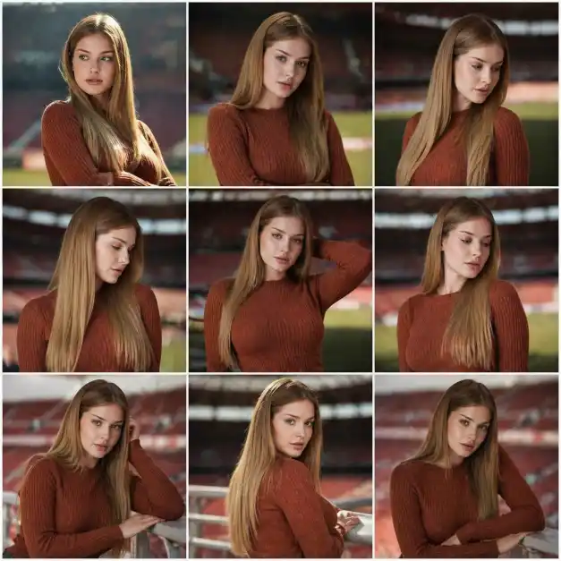 9-Side Portrait Grid AI Prompt