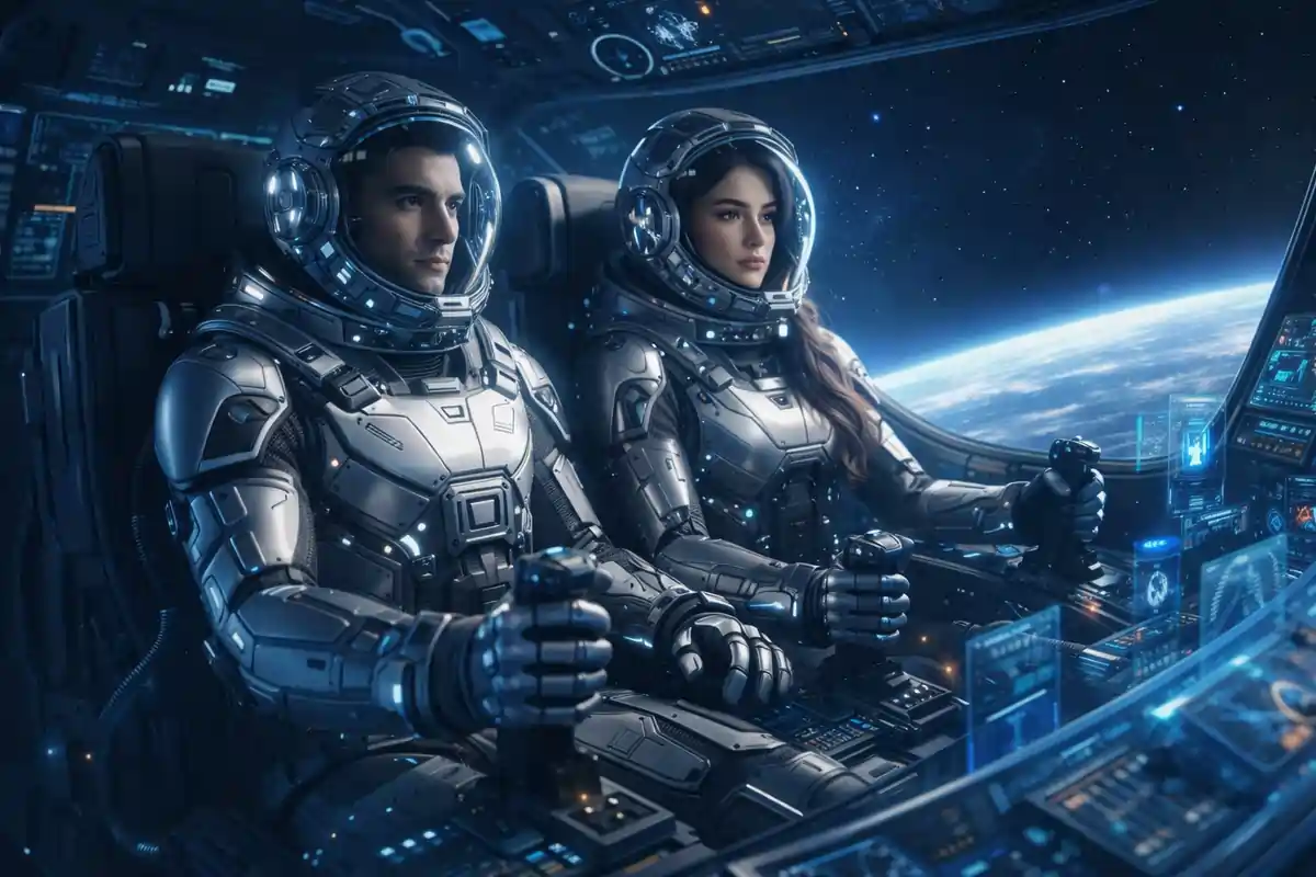 Cinematic Sci-Fi Cockpit AI Prompt