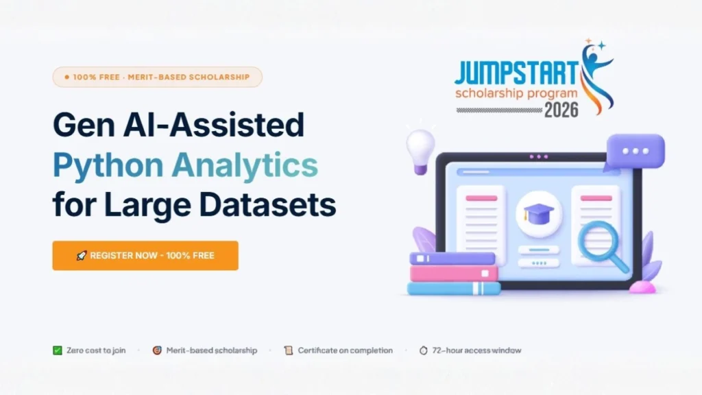 Free AI Data Analytics Scholarship India 2026