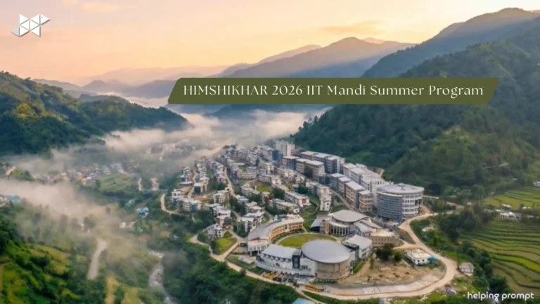 HIMSHIKHAR 2026 IIT Mandi Summer Program