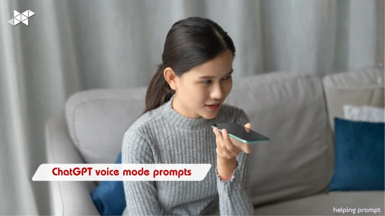 ChatGPT voice mode prompt