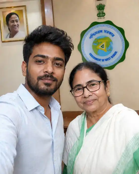 AI Selfie with Mamata Banerjee