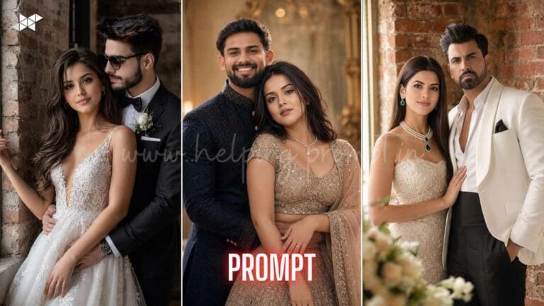 Modern Wedding Portrait Prompt: Create Ultra-Realistic Shots