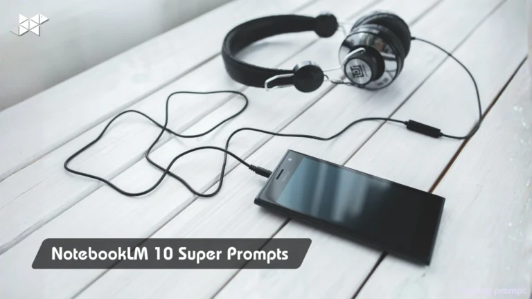 NotebookLM 10 Super Prompts