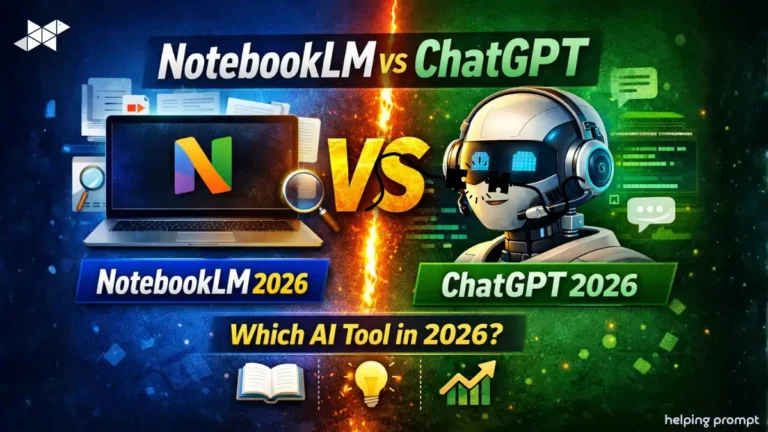 NotebookLM vs ChatGPT 2026 Comparison