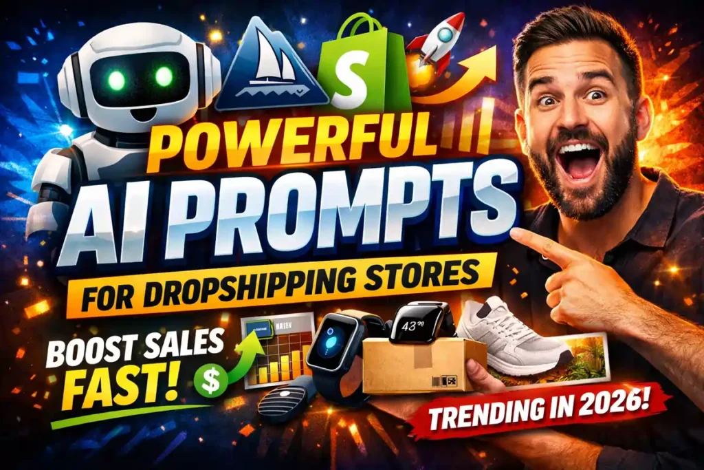 AI prompts for dropshipping stores