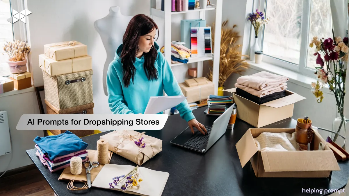 AI prompts for dropshipping stores
