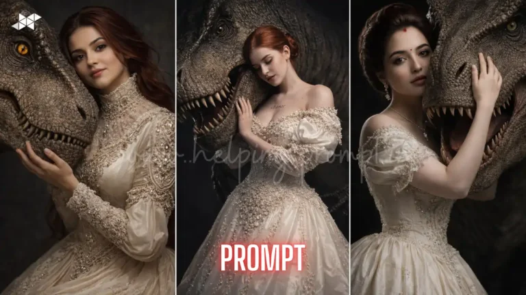Fantasy Dinosaur Portrait AI Prompt