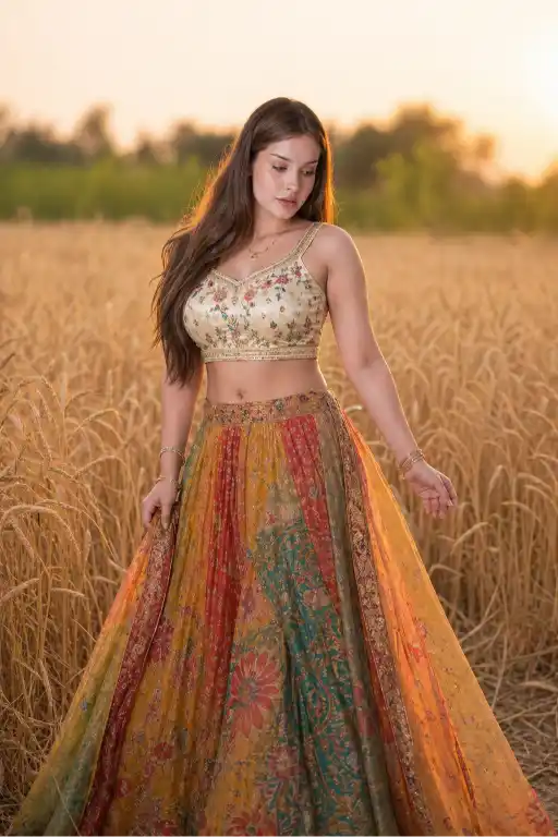 Indian Woman Portrait AI Prompt