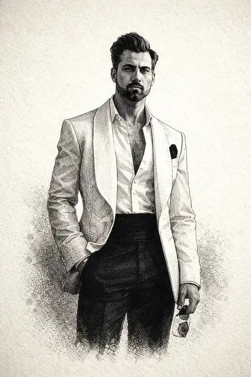 Pro Ink Pen Portrait Illustration Prompt 