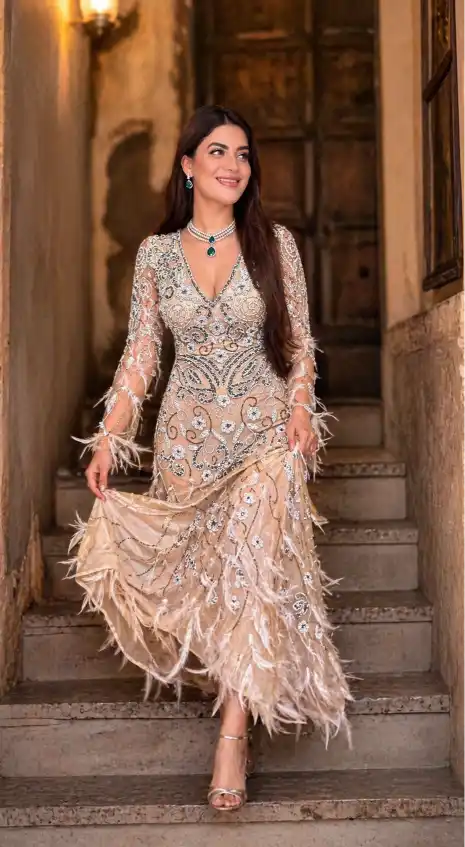 AI Full-Body Lehenga Portrait Prompt