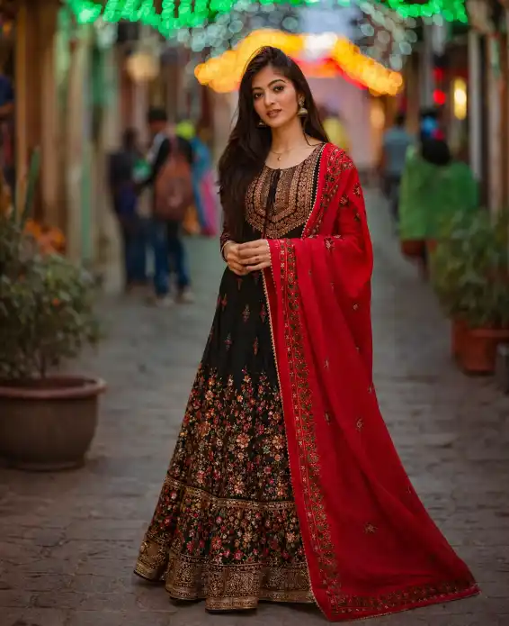 AI Full-Body Lehenga Portrait Prompt