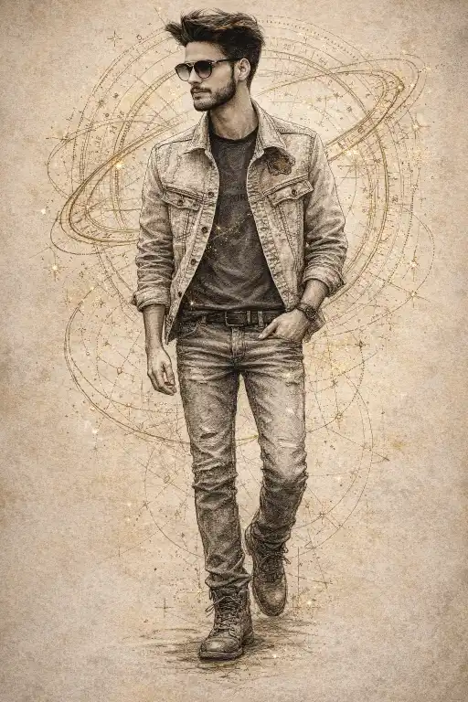 Technical Ink Sketch AI Portrait Prompt