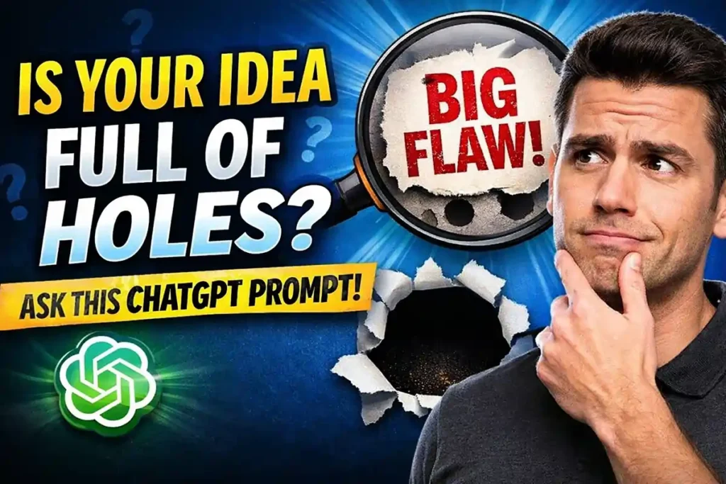 Think Your Idea Is Perfect This ChatGPT Prompt Says Otherwise