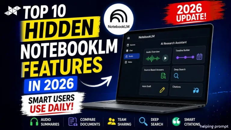Top 10 Hidden NotebookLM Features in 2026