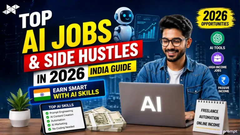 Top AI Jobs & Side Hustles in 2026 (India Guide): Earn Smart with AI Skills