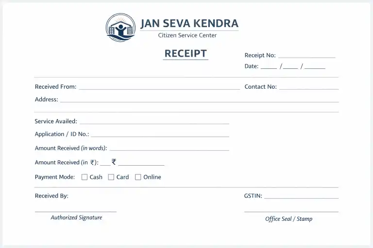 AI image prompts for Jan Seva Kendra