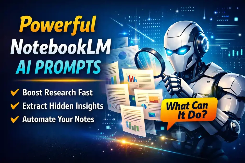 NotebookLM AI prompts