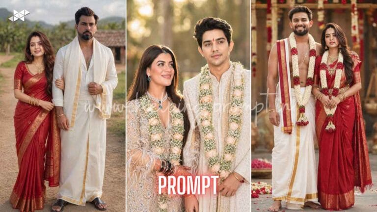 Ultra-Realistic Indian Wedding Couple AI Prompt (Pro Level)
