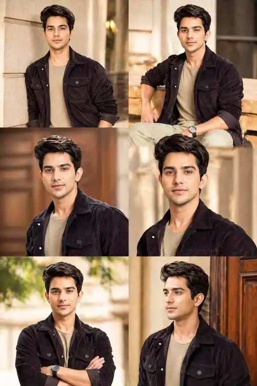 Viral 6 Panel Portrait Grid AI Prompt Want Perfect Face Lock