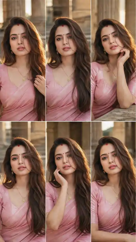 Viral 6 Panel Portrait Grid AI Prompt Want Perfect Face Lock