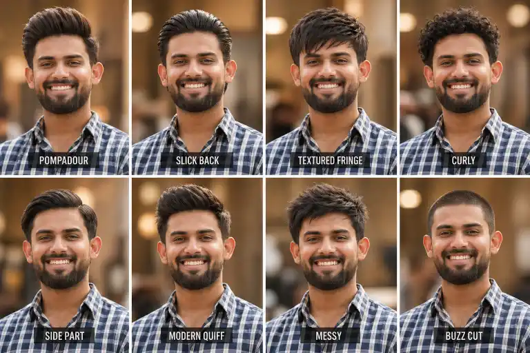Viral Hairstyle Grid AI Prompt