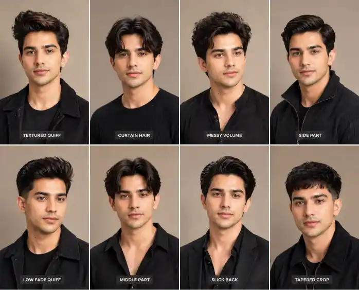 Viral Hairstyle Grid AI Prompt
